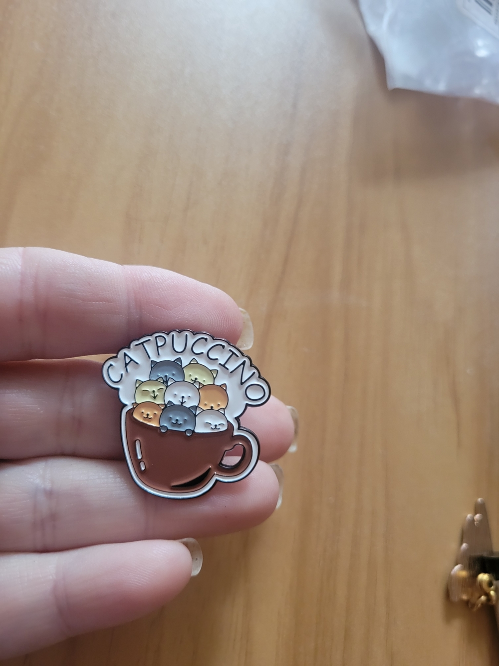 👻BUY 1 GET 1 FREE👻 Catpuccino Enamel Pin - Cute Cat Coffee Cup